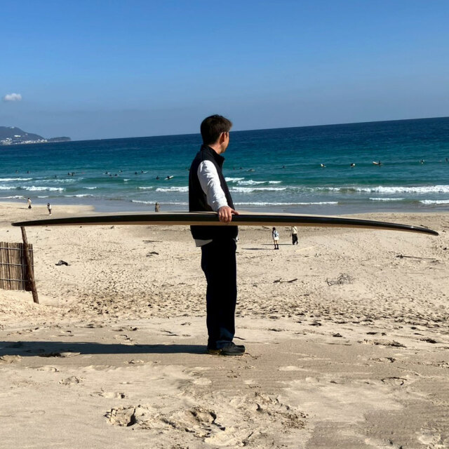 ロングボード ゴッデス サーフボード ツーピース バンブー ロング 9'2