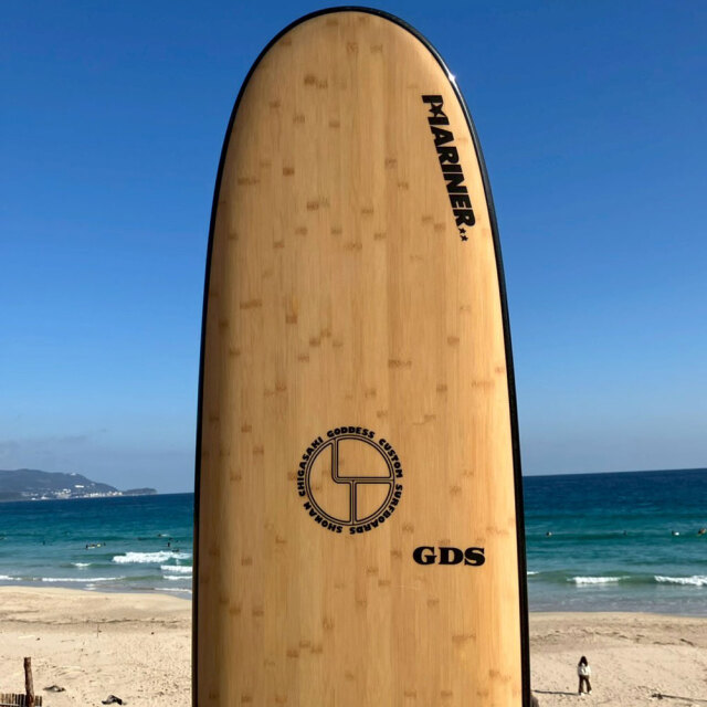 ロングボード 2分割 ゴッデス サーフボード ツーピース バンブー