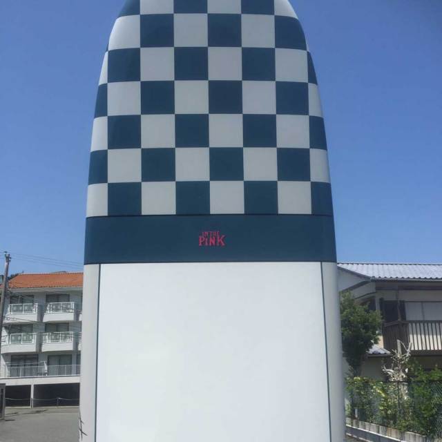 ロングボード SURFTECH HAWAIIAN PRO DESIGNS ドナルドタカヤマ IN THE PINK 9'3"　White/Blue