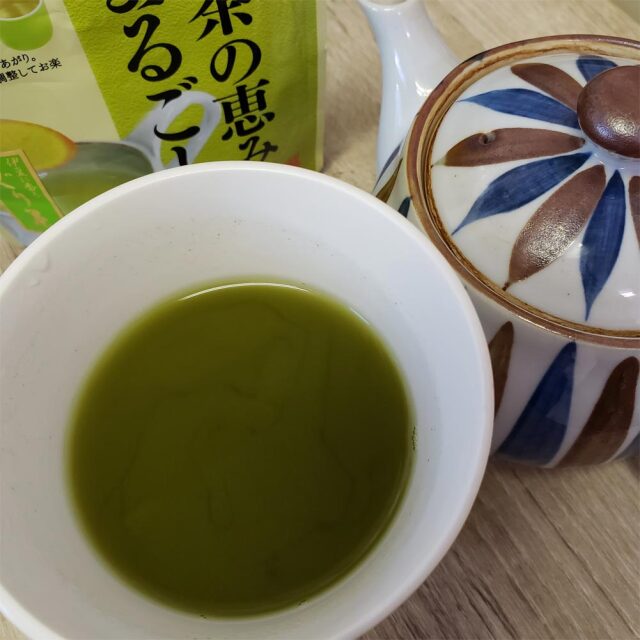 お茶の恵み まるごと40g ぐり茶 深蒸し ふかむし茶 深蒸し茶 静岡 静岡県産 日本茶 静岡茶