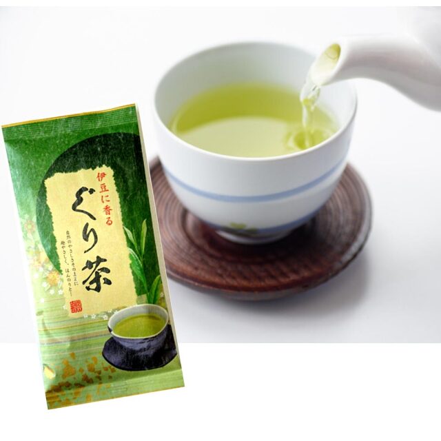 伊豆に香る ぐり茶 ふるさと 100g 玉緑茶 市川製茶