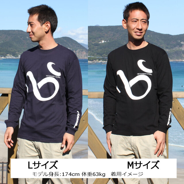 ナチュラルボーンカーヴァーズ×白浜マリーナコラボ ロングスリーブティシャツ
