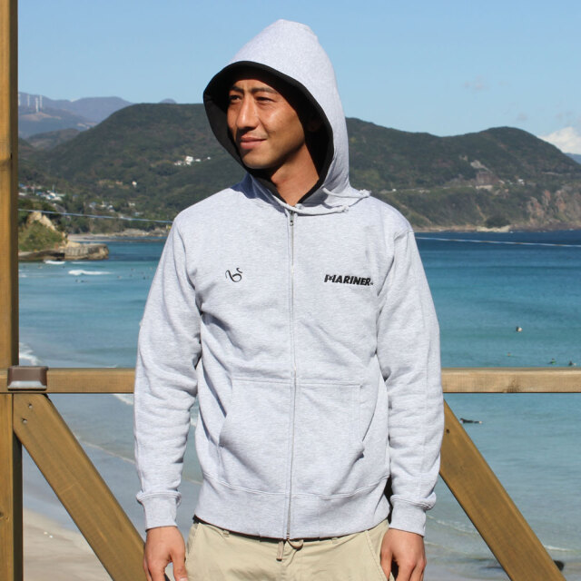 メンズウェア ナチュラルボーンカーヴァーズ×白浜マリーナコラボ  ジップアップパーカー カラーオーダできる NBC  PARKA
