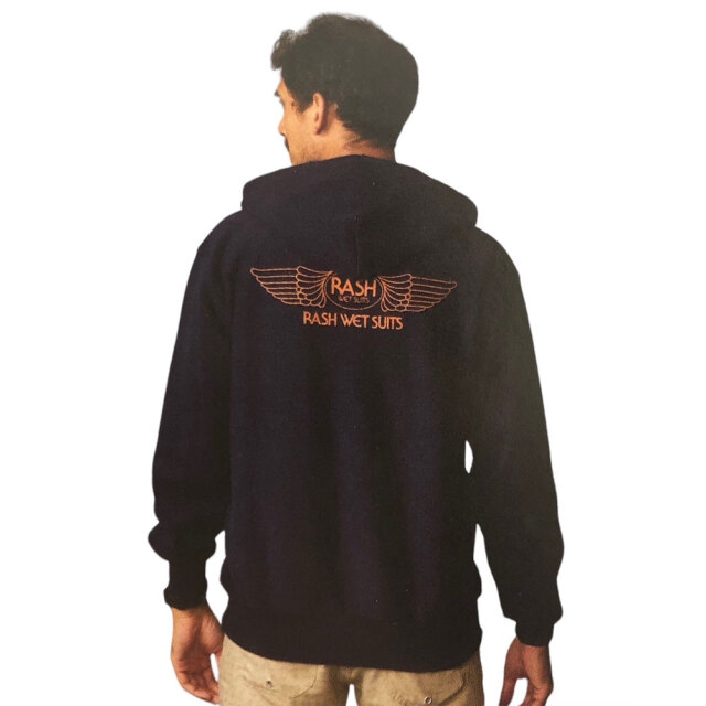 RASH ラッシュ 羽バックプルオーバーパーカー