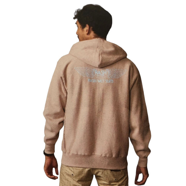 RASH ラッシュ 羽バックプルオーバーパーカー