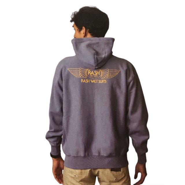 RASH ラッシュ 羽バックプルオーバーパーカー