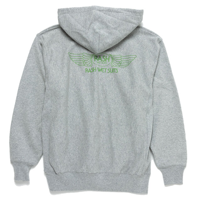 RASH ラッシュ 羽バックプルオーバーパーカー