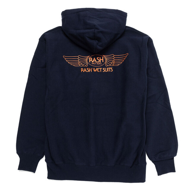 RASH ラッシュ 羽バックプルオーバーパーカー