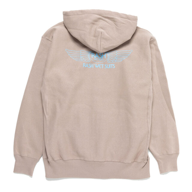 RASH ラッシュ 羽バックプルオーバーパーカー