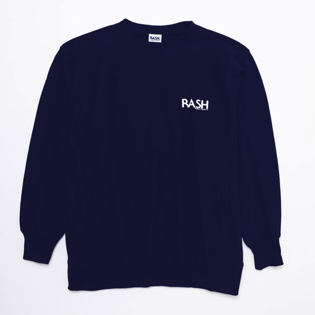 2024 RASH ラッシュ 羽バッククールネックスウェット トレーナー