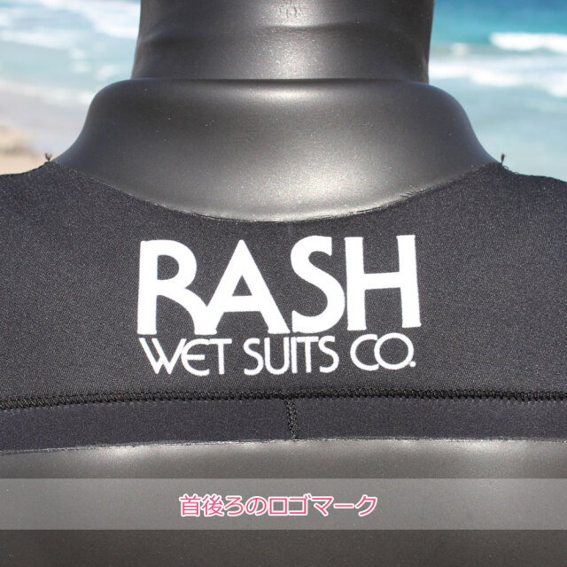 5mm×3mm 2023 ラッシュ ウェットスーツ メンズ フルスーツ 限定  DZ ロングチェストジップ LONG CHEST ZIP TYPE DRK