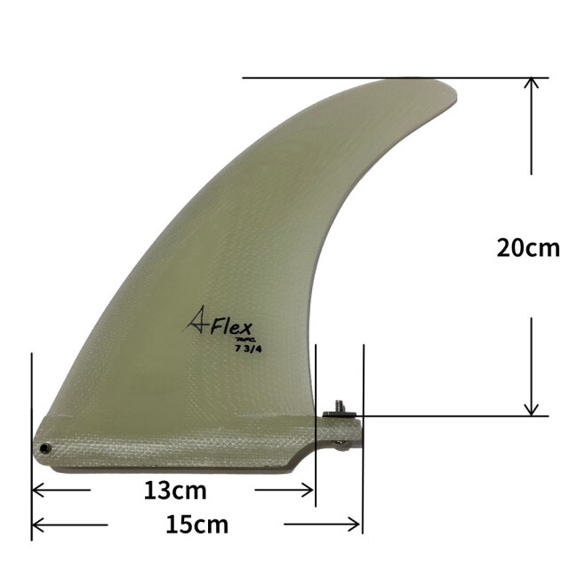 ロングボードフィン シングルフィン Rainbow fin Andreini Flex 7.75 レインボーフィン
