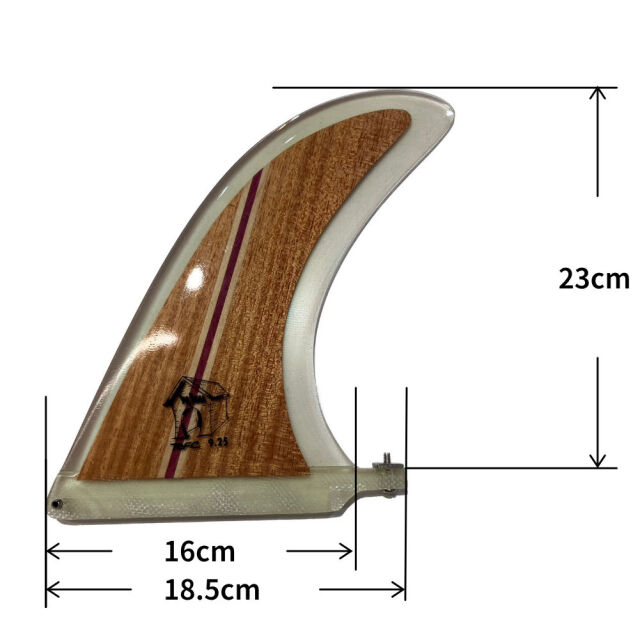 RAINBOWFINレインボーフィンDOGHOUSE9.25 ロングボードフィン ロングボードフィン Rainbow fin DOGHOUSE 9.25 Wood レインボー