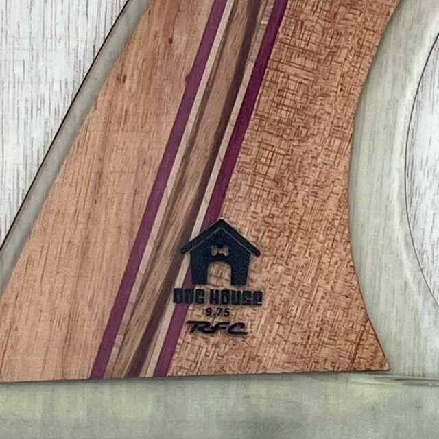 ロングボードフィン Rainbow fin DOG HOUSE 9.75 Wood レインボー