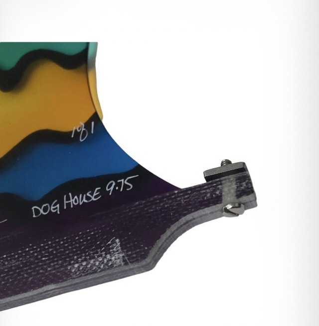 ロングボードフィン 9.75 レインボーフィン ロングボード用フィン RAINBOW FIN DOG HOUSE RFC