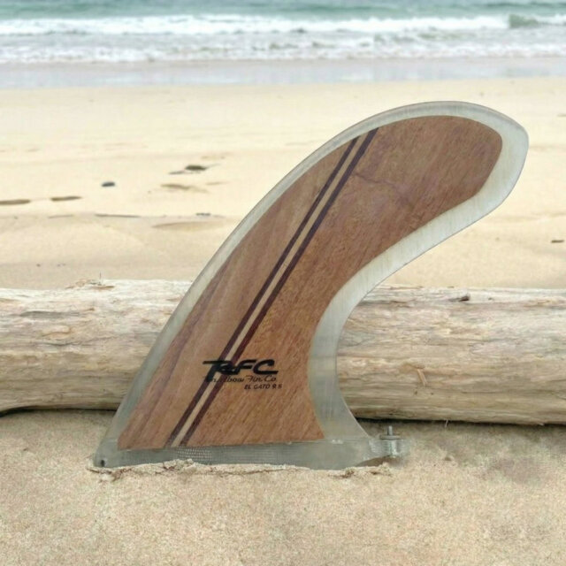 Rainbow fin El Gato Wood 9.5 エルガト レインボーフィン