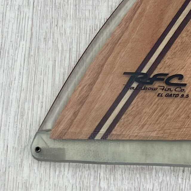 Rainbow fin El Gato Wood 9.5 エルガト レインボーフィン