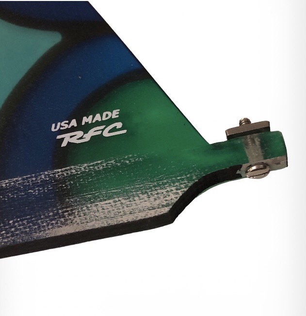 ロングボードフィン RAINBOW FIN PIVOT 9.5 レインボーフィン ステンドグラス