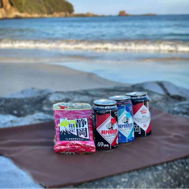 リパブリュー ビール 3本セット ベビースター桜えび塩味 4袋