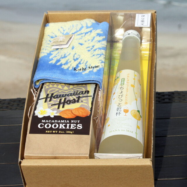 お酒 セット 微 発砲 日本酒 ちょびっと乾杯 ミニタオル ハワイアン