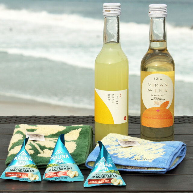 みかんワイン甘口 ニューサマーオレンジのお酒 ミニタオル マウナロア