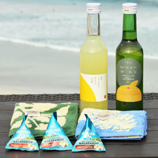 みかんワイン辛口 ニューサマーオレンジのお酒 ミニタオル マウナロア