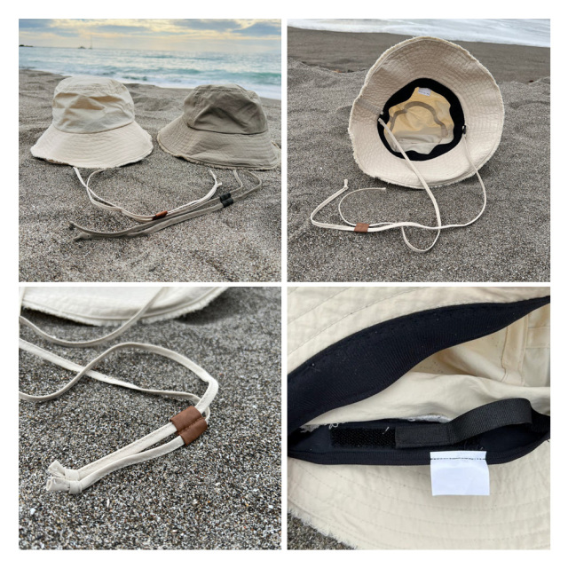 サーフィン 帽子 SURF8 サーフエイト ビーチ フリンジバケットハット 83S3U8