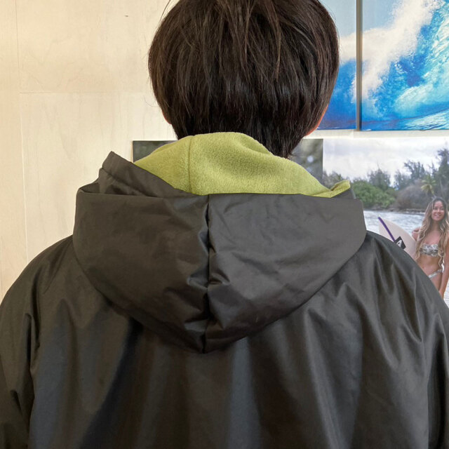 お着替えポンチョ TOOLS マイクロファイバー フルジップアップ トゥールス TLS WATER PROTECTION MICRO PONCHO
