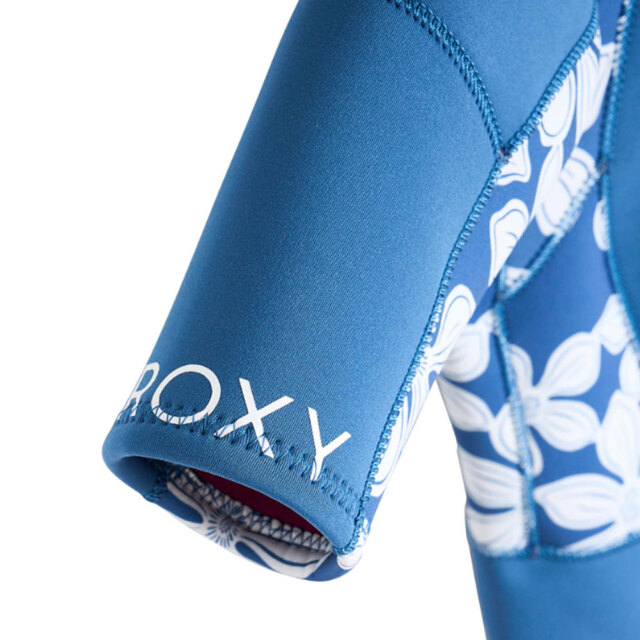 ROXY GIRL スプリング　ウェットスーツ 青 キッズ ROXY ロキシー 子供用 ガールズ 3mm2mm ウェットスーツ スプリング