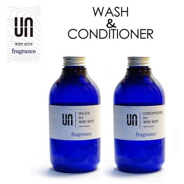 UN アン ウェットスーツ シャンプー ソフナー 柔軟剤 WASH 500ml+CONDITIONER 500ml お得セット