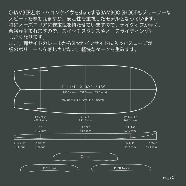 ソフトボード ウォーターランページ バンブーシュート 5'4 Water Rampage Bamboo Shoot NAVY Soft Fin QUAD SF-54RN