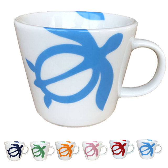 ハワイアン ホヌ マグカップ コーヒーカップ ハワイアン雑貨 インテリア  かわいい カメ海亀