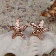 ハワイアンジュエリー　シルバースターフィッシュピアス　ピンクシルバー