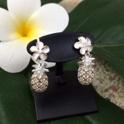 ハワイアンジュエリー パイナップルキャッチピアス/SILVER925 アクセサリー　ギフト