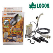 モバイル電動シャワー「電池とシガレットライターカーバッテリーの両方で使える」MOBILE SHOWER 2WAY