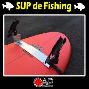 CAP SUP de FISHING　SUP ロングボード用　釣り　クーラーボックスホルダー