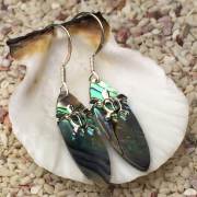 ハワイアンジュエリー サーフボードホヌ　シルバーフックピアス