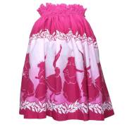 パウスカートシングル大人用 ピンクフラガール柄/フラダンス