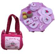 ハワイアンキルトグッズ おもちゃおままごとセット『Tea Party～ティーパーティー』/ハワイアン雑貨　インテリア　知育おもちゃ