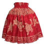 パウスカートシングル 大人用 ホヌ・幾何学模様/フラダンス