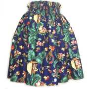 パウスカート シングル大人用 サマークリスマス柄 モンステラ/フラダンス