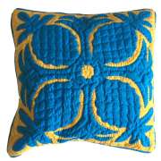 ハワイアンキルト 45cm×45cm用 クッションカバー パイナップル柄 Hawaiian quilt インテリア ハワイアン雑貨