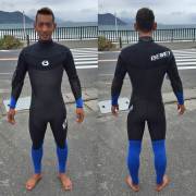 オーダー可能　BE WET MARINER MODELメンズウェットスーツ　フルスーツ FRONT STRETCH ZIP