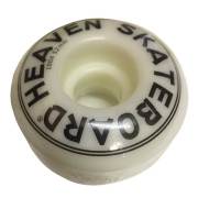 HEAVEN  ウィール　ヘブン 52×32mm  100A 1台分　４ヶセット ホワイト/スケートボードアクセサリー SK8
