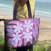 ハワイアンキルトバッグ　 ♡ひまわり♡ ひまわりのハワイアンキルトバッグ ハンドメイド - メルカリ