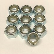 スケートボード用 アクスルナット 10個 シルバー