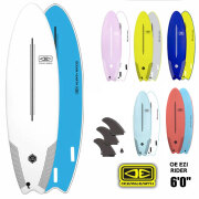 【送料無料】ソフトボード 送料無料 代引き*同梱不可 OCEAN&EARTH EZI RIDER SOFT BOARD 6'0 サーフボード 初心者用 大人子供 キッズ おすすめ ショートボード サーフィン ホワイト イエロー ピンク ブルー ネイビー パステル