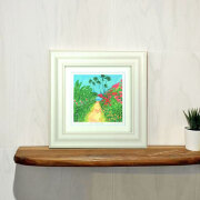 栗乃木ハルミ イラストフレームセット 海へのぬけ道 額入り絵画 268×268mm Bタイプ