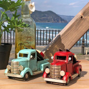 ブリキのおもちゃ ヴィンテージカー ノスタルジックデコ レトロ アンティーク風