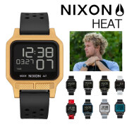 【送料無料】  腕時計 時計 防水 ニクソン ヒート  NIXON THE HEAT ラバー 送料無料 ブランド  メンズ レディース キッズ 子供 男の子 デジタル 日付 カレンダー   サーフィン ランニング 水泳 人気 プレゼント おすすめ